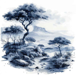 nature tattoo design ideas Surrealism fantastical forest shows endurance