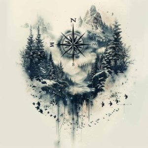 nature tattoo design ideas vivid detail garden for neck