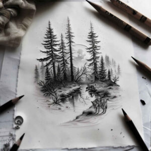 nature tattoo design ideas luminous garden meaning courage