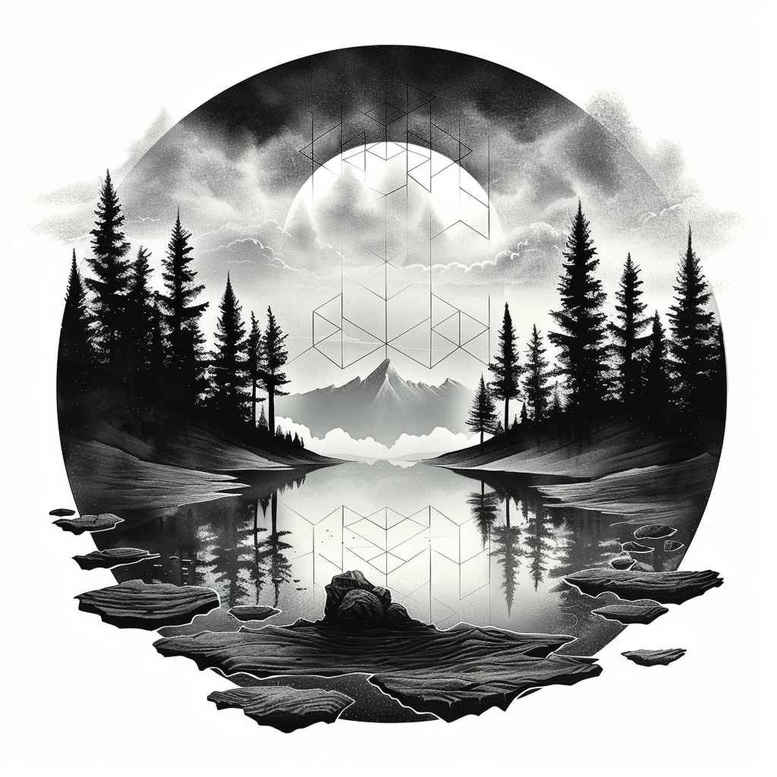 nature tattoo design ideas true-to-life gentle for behind ear