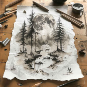 nature tattoo design ideas luminous layered symbol of determination