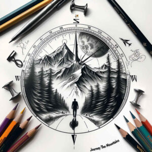 nature tattoo design ideas Surrealism shifting shapes life for back