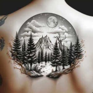 nature tattoo design ideas Realism depth realism life for side torso