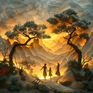nature tattoo design ideas Surrealism phantom natural beauty meaning endurance