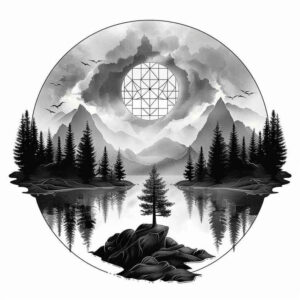 nature tattoo design ideas ambiguous space natural curves for spine