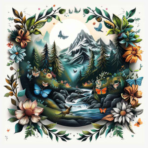 nature tattoo design ideas Realism soft highlights natural elements for inner arm