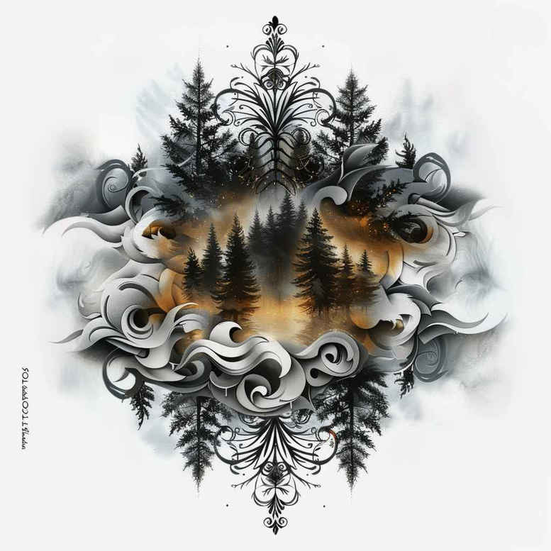 nature tattoo design ideas classic motifs natural movement meaning resilience