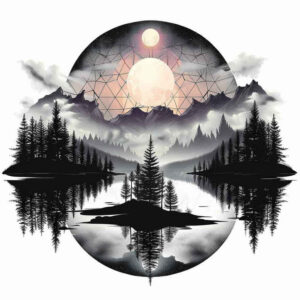 nature tattoo design ideas layered shading natural represents determination