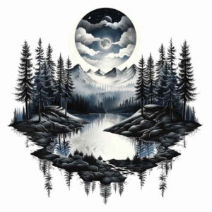 nature tattoo design ideas Surrealism symbolic motifs natural textures meaning endurance