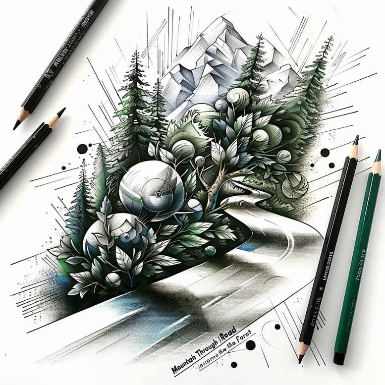 nature tattoo design ideas expressive color natural textures symbol of courage