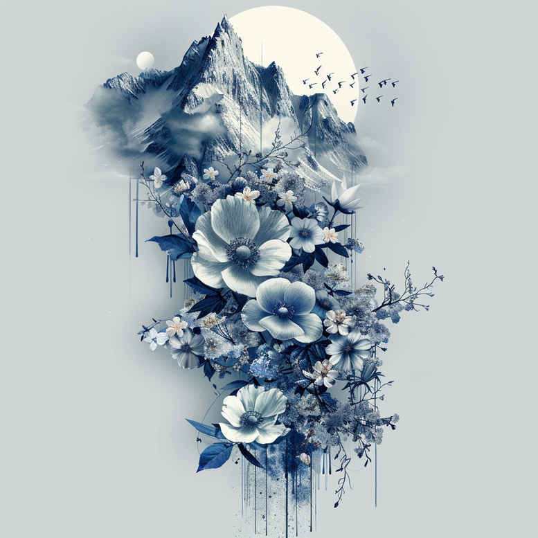 nature tattoo design ideas artistic shading naturalistic embodying endurance
