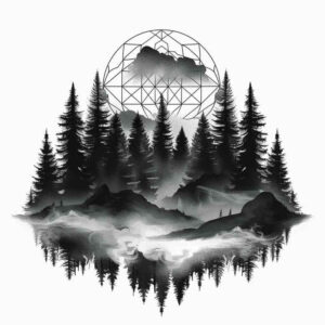 nature tattoo design ideas decorative elements naturalistic for ribs