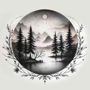 nature tattoo design ideas Surrealism juxtaposition organic perseverance and power