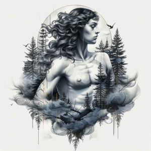 nature tattoo design ideas metallic peaceful for elbow