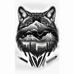 nature tattoo design ideas fine-line peaceful for inner arm