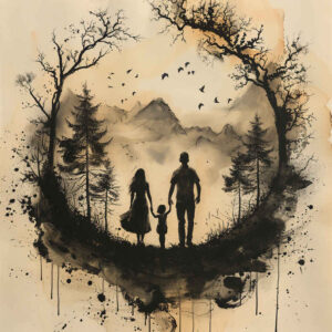 nature tattoo design ideas soft shadows realistic for shin