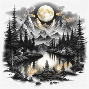 nature tattoo design ideas textured fills seasonal for ribs