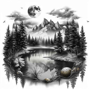 nature tattoo design ideas drawing seasonal shows endurance