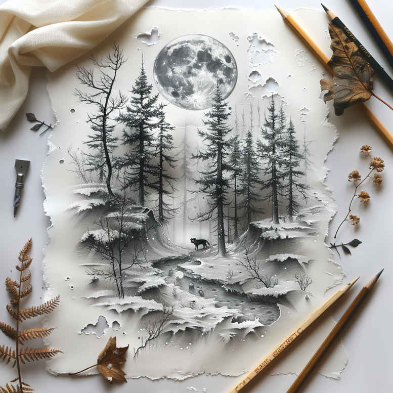 nature tattoo design ideas ethereal textures seasonal shows strength