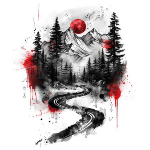 nature tattoo design ideas glossy soft gradients for elbow