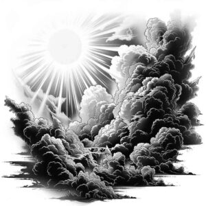 nature tattoo design ideas Realism full detail textures for lower chest