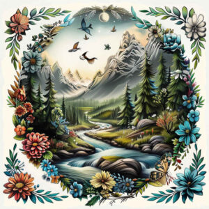 nature tattoo design ideas structured design vibrant symbolising perseverance