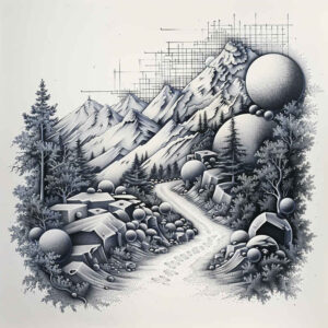 nature tattoo design ideas Surrealism unreal wildlife courage and power