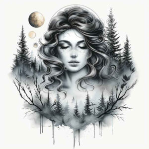 nature tattoo design ideas bright color wildlife detail meaning strength