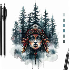 nature tattoo design ideas metallic wildlife detail represents resilience