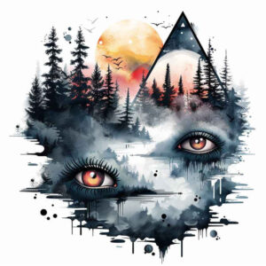 nature tattoo design ideas saturated hues wildlife detail shows perseverance