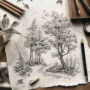 nature tattoo design ideas solid fill wildlife for shoulder blade