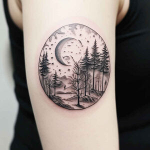 nature tattoo design ideas Surrealism dreamlike wildlife motifs shows courage