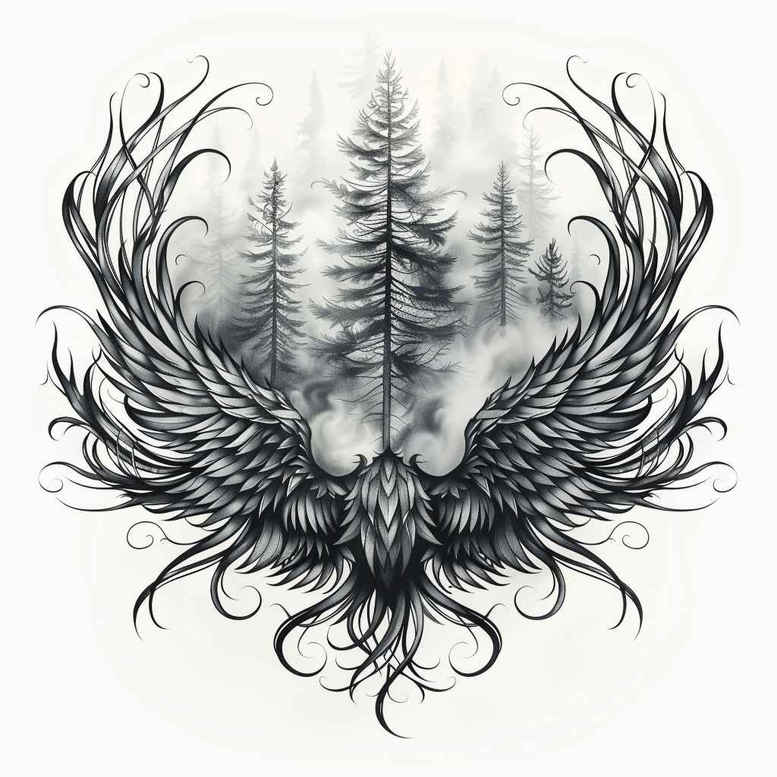 nature tattoo design ideas Surrealism timeless wildlife motifs symbol of endurance