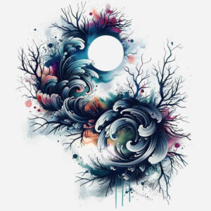 nature tattoo design ideas Realism reflection effect wildlife symbol of determination