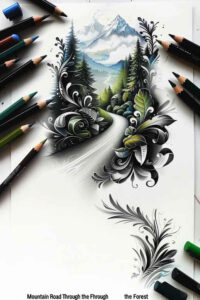 trees-tattoo – tattoo design ideas free ai generated – neotraditional-classic-motifs – for-elbow – Gallery: nature-inkby-ai
