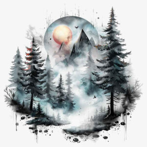 vegetation-tattoo – tattoo design ideas free ai generated – neotraditional-detailed-linework – for-lower-back – Gallery: nature-inkby-ai