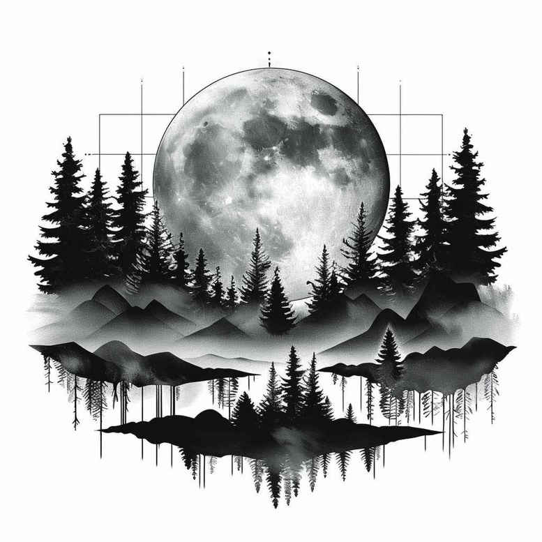 vegetation-tattoo – tattoo design ideas free ai generated – realism-photo-like-tattoo – for-foot – Gallery: nature-inkby-ai