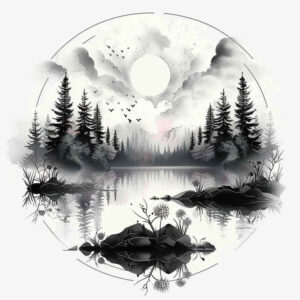 water-tattoo – tattoo design ideas free ai generated – neotraditional-layered-inks – for-hand – Gallery: nature-inkby-ai