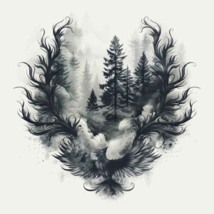 water-tattoo – tattoo design ideas free ai generated – realism-hyper-detail – for-lower-chest – Gallery: nature-inkby-ai