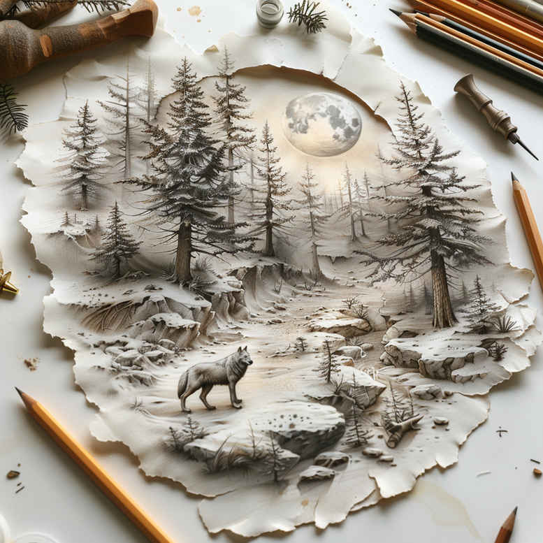 wild-animal-tattoo – tattoo design ideas free ai generated – realism-living-skin – for-arm – Gallery: nature-inkby-ai