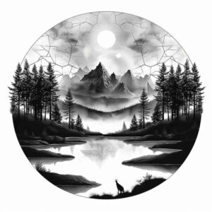 wild-nature-tattoo – tattoo design ideas free ai generated – realism-contrast-ink – for-back – Gallery: nature-inkby-ai