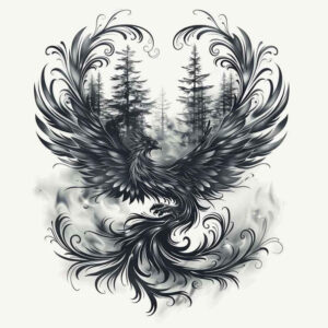 wilderness-tattoo – tattoo design ideas free ai generated – realism-depth-illusion – for-thigh – Gallery: nature-inkby-ai
