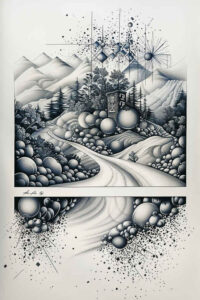 wilderness-tattoo – tattoo design ideas free ai generated – surrealism-hyperreal – for-side – Gallery: nature-inkby-ai