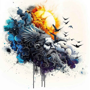 travel-god-tattoo-freaky-surrealism-abstract – tattoo design ideas free ai generated – Gallery: odin-inkby-ai
