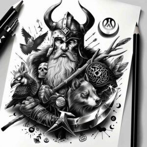 for-women-nightmarish-realism-high-contrast – tattoo design ideas free ai generated – Gallery: odin-inkby-ai