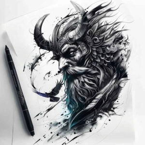 prophet-god-tattoo-phantom-realism-realistic – tattoo design ideas free ai generated – Gallery: odin-inkby-ai