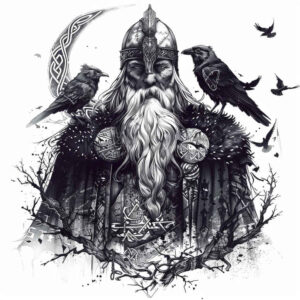 odin-spear-tattoo-eerie-neotraditional-layered-inks – tattoo design ideas free ai generated – Gallery: odin-inkby-ai