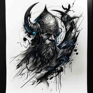 odin-magic-tattoo-faded-memory-realism-moist-gloss – tattoo design ideas free ai generated – Gallery: odin-inkby-ai