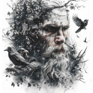 odin-helmet-tattoo-paranormal-surrealism-vivid-hallucination – tattoo design ideas free ai generated – Gallery: odin-inkby-ai
