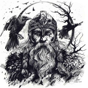 guardian-god-tattoo-spine-chilling-surrealism-morphic – tattoo design ideas free ai generated – Gallery: odin-inkby-ai